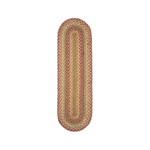 Homespice Decor Azalea Hudson Jute Braided Rugs - Table Runner - Oval 571144 - main